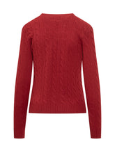 Ralph Lauren Maglia Treccia Rossa - Abbigliamento Donna | Lidia Shopping