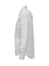 Coperni Camicia Bianca con Dettaglio Plissé - Abbigliamento Donna | Lidia Shopping
