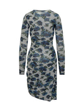 Abito Coperni con Stampa Floreale e Dettaglio Fibbia - Abbigliamento Donna | Lidia Shopping