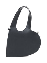 Coperni Borsa Mini Heart Tote in Pelle Nera - Borse A Spalla Donna | Lidia Shopping