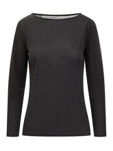 Purotatto black basic long-sleeve top - Collezione Happy Birthday | Lidia Shopping
