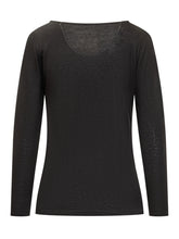 Purotatto black basic long-sleeve top - Collezione Happy Birthday | Lidia Shopping