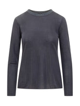 Puro Tatto dark blue top with collar - Collezione Happy Birthday | Lidia Shopping