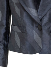 Giacca Emporio Armani in Jacquard Blu - Abbigliamento Donna | Lidia Shopping