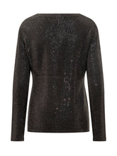 Emporio Armani Black Cardigan with Rhinestones and V Neck - Collezione Happy Birthday | Lidia Shopping