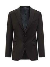 Blazer Monopetto Nero Emporio ArmanI - Abbigliamento Uomo | Lidia Shopping