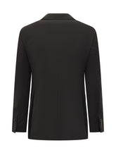 Blazer Monopetto Nero Emporio ArmanI - Abbigliamento Uomo | Lidia Shopping