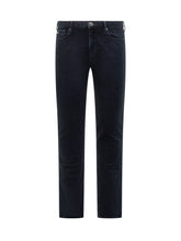 Emporio Armani Jeans Dritti in Denim Scuro - Abbigliamento Uomo | Lidia Shopping