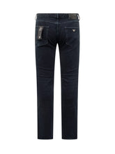 Emporio Armani Jeans Dritti in Denim Scuro - Abbigliamento Uomo | Lidia Shopping