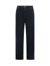 Emporio Armani Jeans Dritti in Denim Scuro - Abbigliamento Uomo | Lidia Shopping