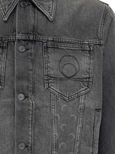 Giacca in Denim Grigio Marine Serre con Motivo Lunare - Abbigliamento Uomo | Lidia Shopping