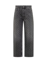 Marine Serre Grey Denim Jeans with Moon Pattern - Black Friday – ENG | Lidia Shopping