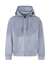Marine Serre Grey Hoodie with All-Over Logo - Collezione Happy Birthday | Lidia Shopping