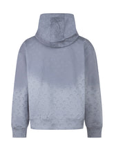 Marine Serre Grey Hoodie with All-Over Logo - Collezione Happy Birthday | Lidia Shopping