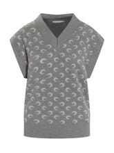Gilet con Moon Print e Scollo a V di Marine Serre - Abbigliamento Uomo | Lidia Shopping