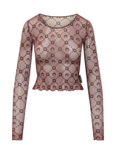 Top Marine Serre Tulle Monogram - Abbigliamento Donna | Lidia Shopping