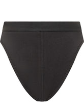 Marine Serre Slip in Cotone Nero con Logo - Abbigliamento Donna | Lidia Shopping