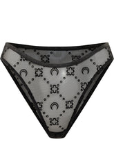 Marine Serre Slip in Tulle con Ricami Logo - Abbigliamento Donna | Lidia Shopping