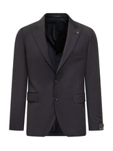 Tagliatore Abito Nero Monopetto in Lana - Abbigliamento Uomo | Lidia Shopping