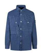 Stone Island Blue Denim Shirt - Collezione Happy Birthday | Lidia Shopping