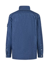 Stone Island Blue Denim Shirt - Collezione Happy Birthday | Lidia Shopping