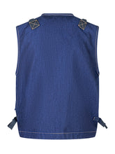 Stone Island Gilet in Denim Blu - Abbigliamento Uomo | Lidia Shopping