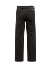Stone Island Black Straight-Leg Jeans - Collezione Happy Birthday | Lidia Shopping