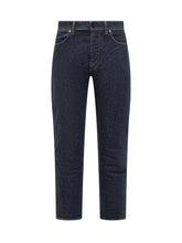 Stone Island Slim Fit Jeans in Blue Denim - Collezione Happy Birthday | Lidia Shopping