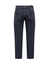 Stone Island Slim Fit Jeans in Blue Denim - Collezione Happy Birthday | Lidia Shopping