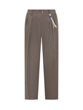Santaniello Pantaloni Marroni a Vita Alta - Abbigliamento Uomo | Lidia Shopping