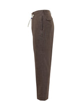 Santaniello Brown Pleated Pants - Brown Selection Men | Lidia Shopping