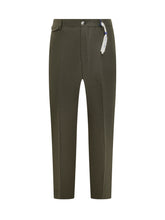 Santaniello Pantaloni Verde Oliva in Lana - Abbigliamento Uomo | Lidia Shopping