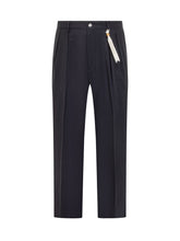 Santaniello Pantaloni Blu con Pinces - Abbigliamento Uomo | Lidia Shopping