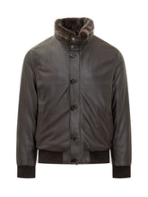 MooRER Giacca in Pelle con Collo in Shearling - Abbigliamento Uomo | Lidia Shopping