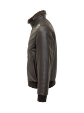 MooRER Giacca in Pelle con Collo in Shearling - Abbigliamento Uomo | Lidia Shopping