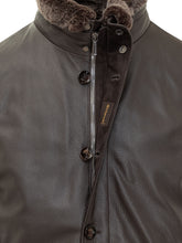 MooRER Giacca in Pelle con Collo in Shearling - Abbigliamento Uomo | Lidia Shopping