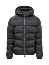 Piumino corto nero con cappuccio staccabile Moorer - Abbigliamento Uomo | Lidia Shopping