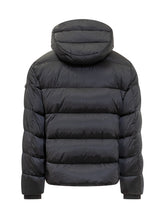 Piumino corto nero con cappuccio staccabile Moorer - Abbigliamento Uomo | Lidia Shopping