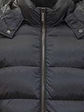 Piumino corto nero con cappuccio staccabile Moorer - Abbigliamento Uomo | Lidia Shopping
