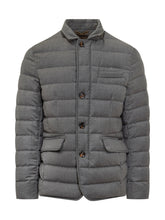 MooRer Grey Quilted Wool Jacket - Collezione Happy Birthday | Lidia Shopping