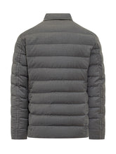 MooRer Grey Quilted Wool Jacket - Collezione Happy Birthday | Lidia Shopping