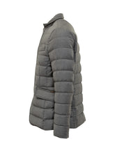 MooRer Grey Quilted Wool Jacket - Collezione Happy Birthday | Lidia Shopping