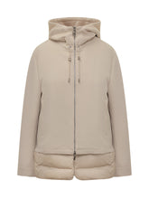 MooRER Senigallia Beige Hooded Jacket - Collezione Happy Birthday | Lidia Shopping