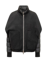 MooRER Pegaso Black Wool and Nylon Jacket - Collezione Happy Birthday | Lidia Shopping