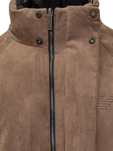 Brown Suede Effect Jacket Emporio Armani - Collezione Happy Birthday | Lidia Shopping