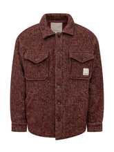 Overshirt in Lana Bordeaux Emporio Armani - Abbigliamento Uomo | Lidia Shopping