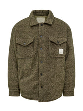 Overshirt in Lana Verde Emporio Armani - Abbigliamento Uomo | Lidia Shopping