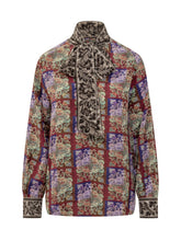 Blusa con fiocco in seta stampata Pierre-Louis Mascia - Abbigliamento Donna | Lidia Shopping