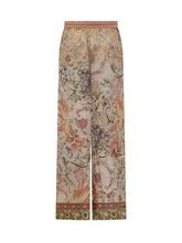 Pantaloni ampi in seta stile tapestry Pierre-Louis Mascia - Abbigliamento Donna | Lidia Shopping