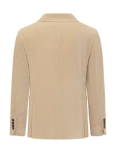 Circolo Giacca Doppiopetto in Velluto Beige - Abbigliamento Uomo | Lidia Shopping